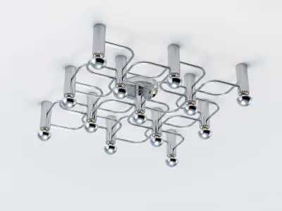 Lamp series Theater 3D model