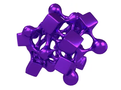 Abstract Shape v44 007 Low-poly 3D model