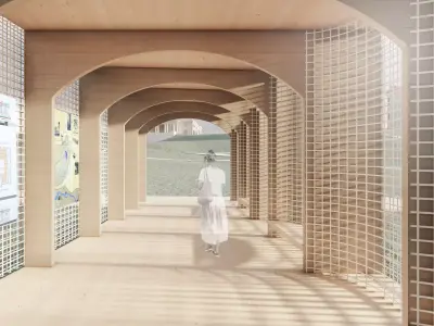 Pavillion L format 3D model