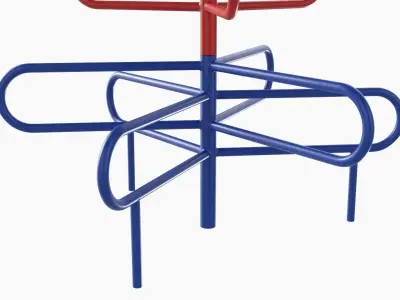 Playground upstairs outdoor 3D model