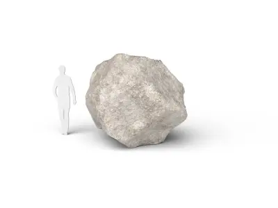 Rock M07A Low-poly 3D model