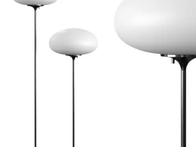 Stemlite floor lamp by Gubi 3D model