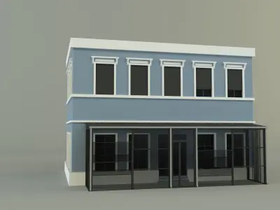 building 48 3D model 3D model