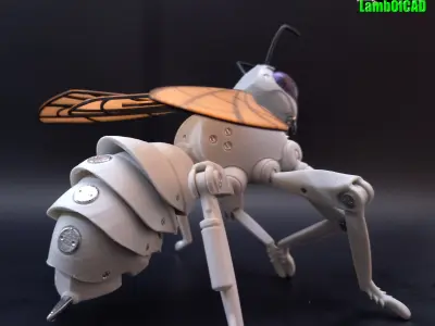 Robot Bee 3D print model