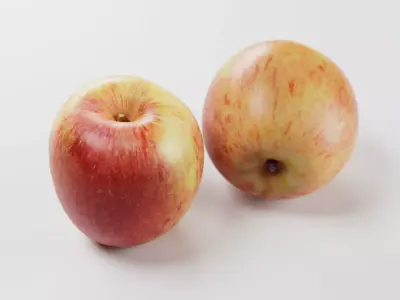 Apple McIntosh Red - 3D Scan Low-poly 3D model