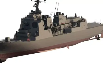 US NAVY USSN DESTROYER 3D model
