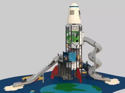 Playground for children 3D model