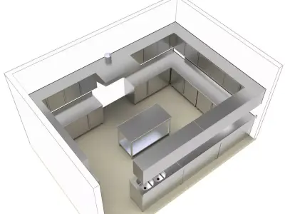KITCHEN 52 3D model