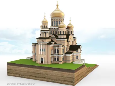  Christian Orthodox Church  3D model