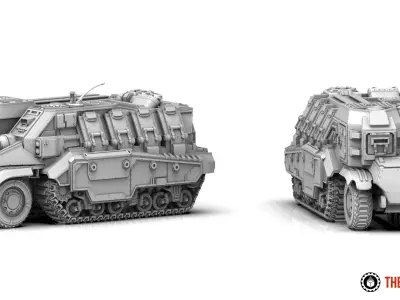 Primus Scion - Mustang Armored Transport 3D print model