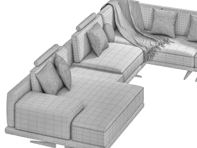 Mondrian Sofa 3D model
