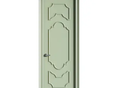 Modern entrance door 63 3D model