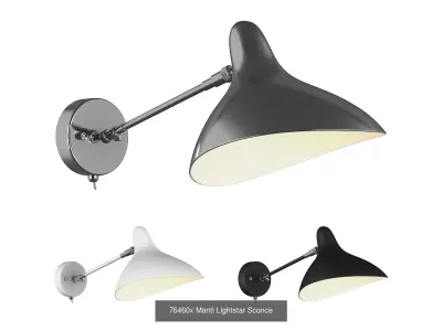 764 Manti Lightstar Collection of Lamps 3D Model Pack