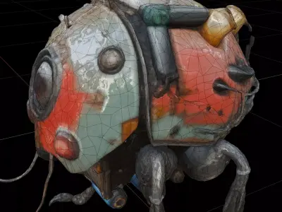 Robotic Insect Duo 3D model