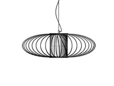 Hanging lamp Cage 3D model