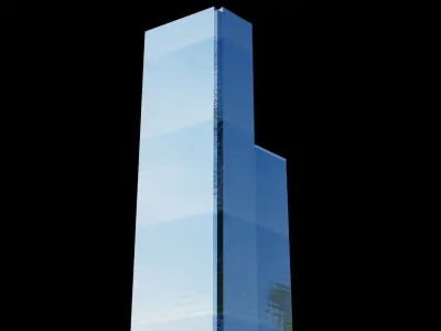 4 World Trade Center - NYC Low-poly 3D model