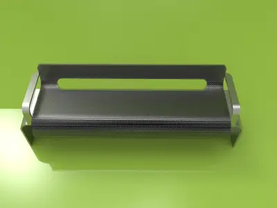 park bench 1 Low-poly 3D model