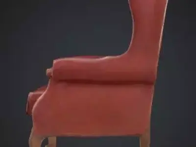 Armchair 3D model 3