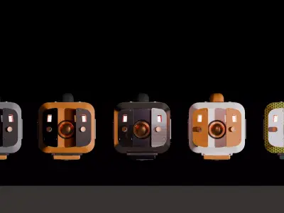 Sci-Fi Probe Model 3D model