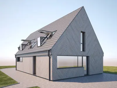 Scandinavian House 3D model purchase