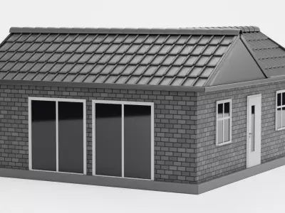 -Stylised House V2- 3D model