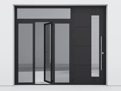 Aluminium door 267 3D model