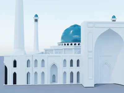 mosque 3d model 3D model