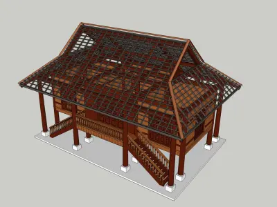 Nha san 3D model
