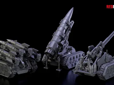 Self-propelled artillery - Imperial Force 3D print model