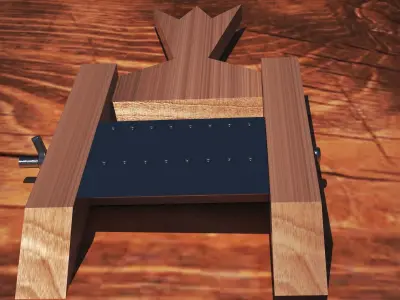 Torch Light  Low-poly 3D model