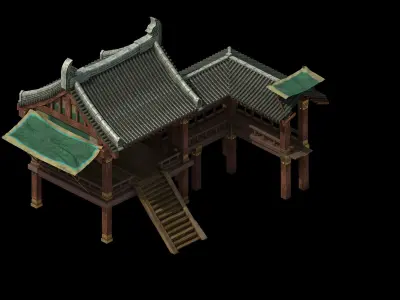 Game City - Building - Armor Corridor 2701 3D model