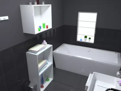 bathroom interior 3 3D model