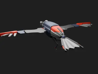 Robotic Raven 3D print model