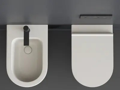 Ceramica Cielo Enjoy Wall-Hung WC Low-poly 3D model