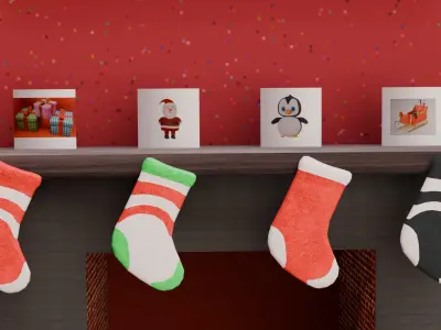 Christmas Scene 3D model