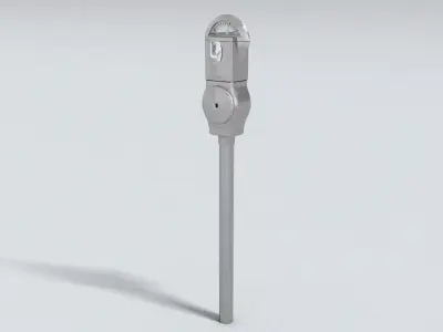 laos Parking Meter Low-poly 3D model