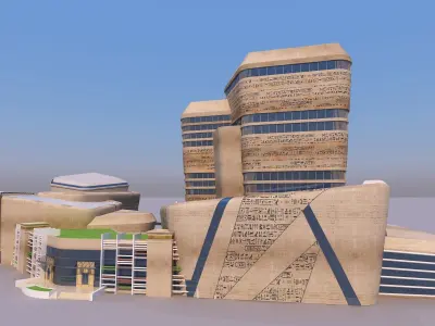 0159 - Complex Building 3D model
