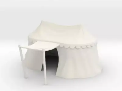 Large Medieval Tent 3D print model