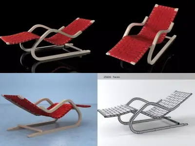 Lounge Chair 43 3D model