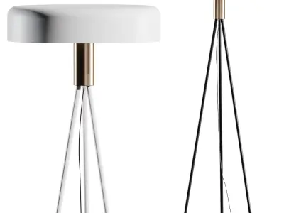 Lucande Filoreta Floor Lamp 3D model