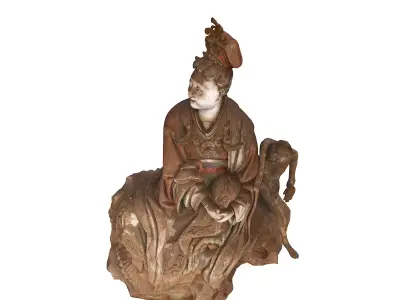 Deity Statue Sculpture10 3D model