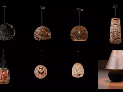 lamp basket  3D model