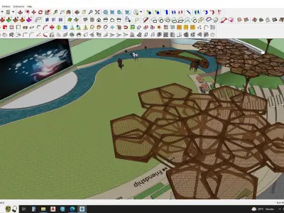 Amphitheater 3D model 3D model