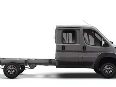 Opel Movano Chassis DoubleCab L3 2026 3D model