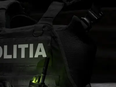 Bulletproof Vest on Street 3D model