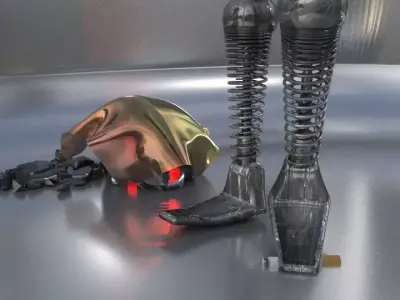 robot quit smoking 3D model