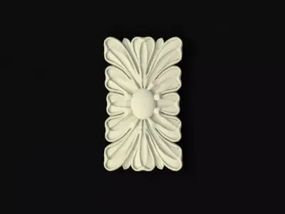 rosette flower 3D model 22