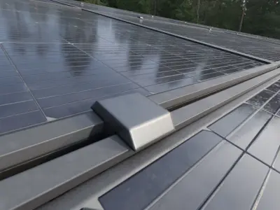 Solar Module Field Table Low-poly 3D model