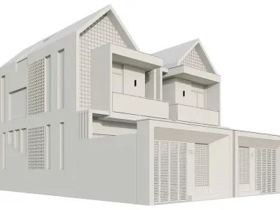 Modren house 07 3D model