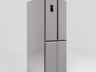 Beko fridge Free low-poly 3D model